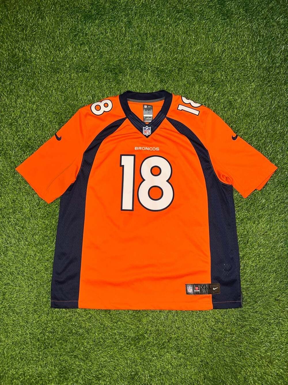 Nike Denver Broncos Peyton Manning 18 Jersey Size XXL